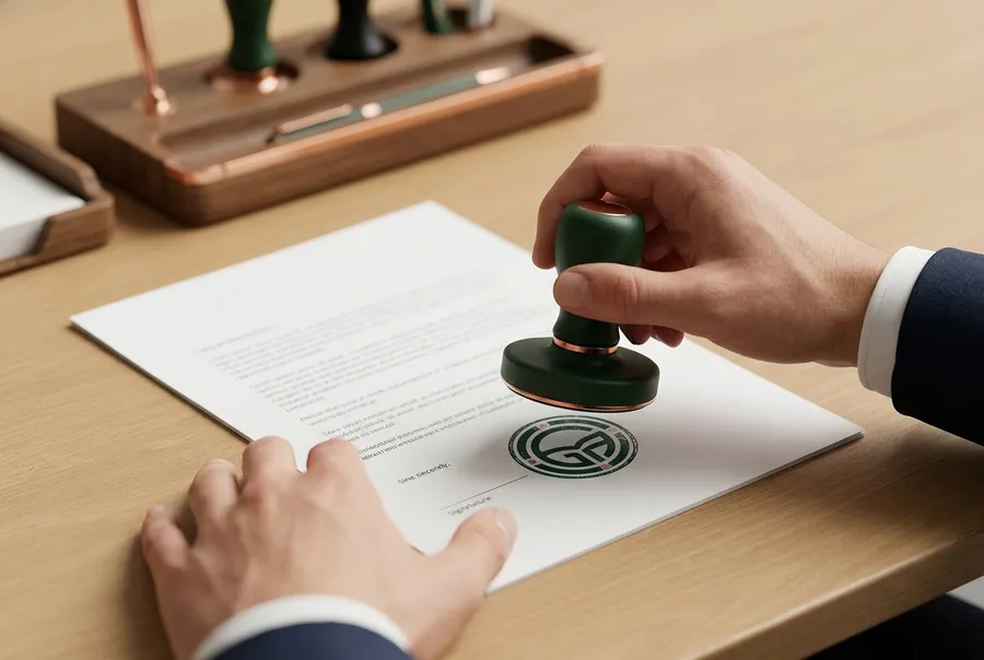 Cách đóng dấu công ty đúng quy chuẩn lên chữ ký và văn bản
